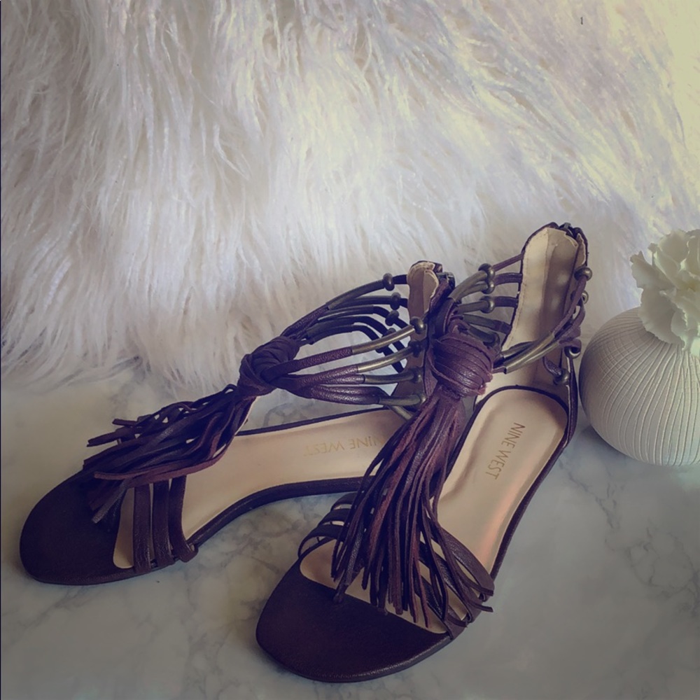 Purple Gladiator Sandals